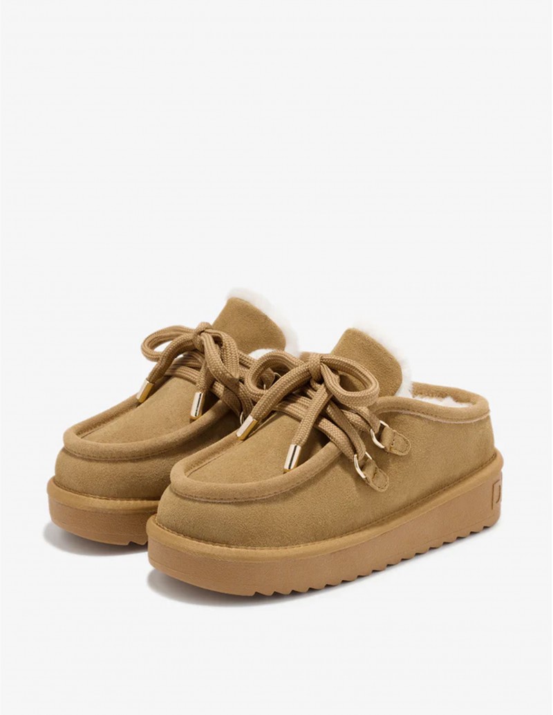 D. FRANKLIN Zueco Nordic Clog Marrón 2