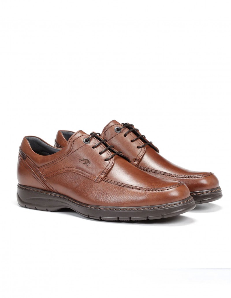 FLUCHOS Zapato Piel Crono Marrón 2