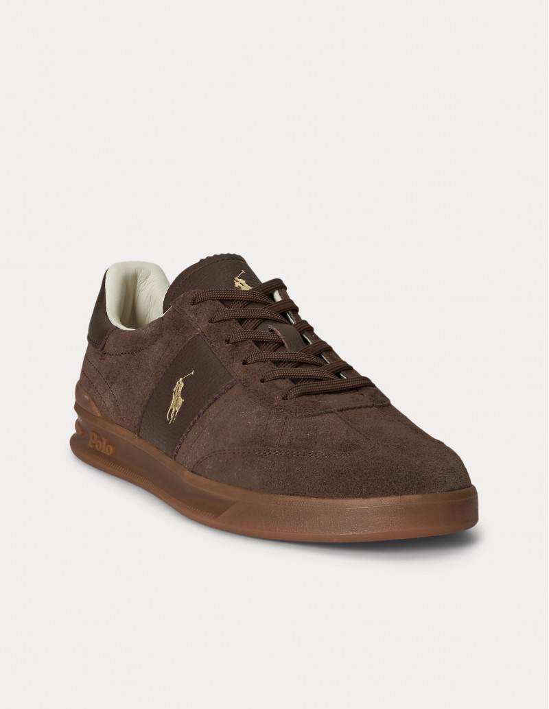 zapatilla ante marrón hombre