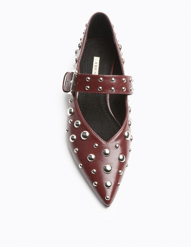 merceditas burdeos tachuelas