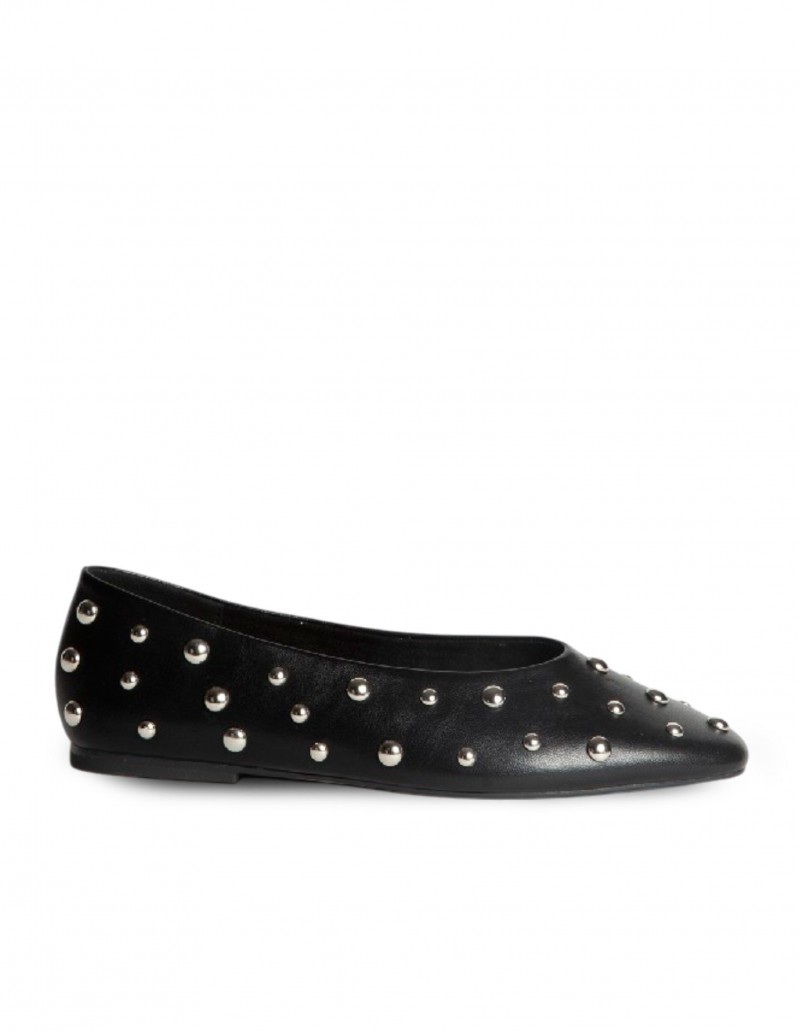 CORINA Bailarina Tachas Eféricas Negro