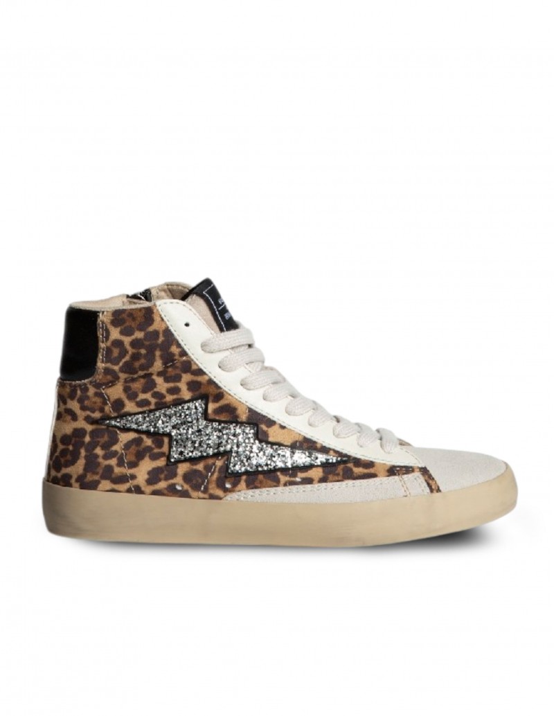 CORINA Zapatillas Altas Leopardo