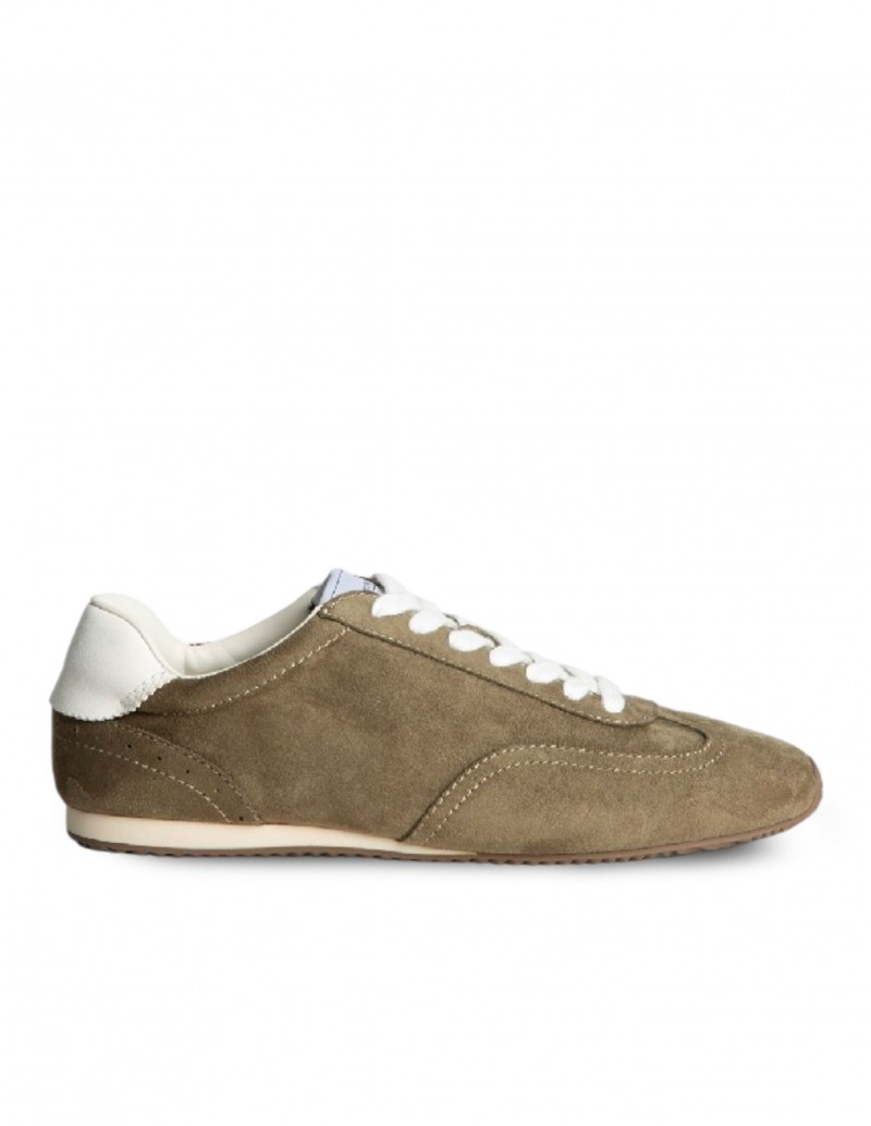 CORINA Deportiva Retro Suede Kaki