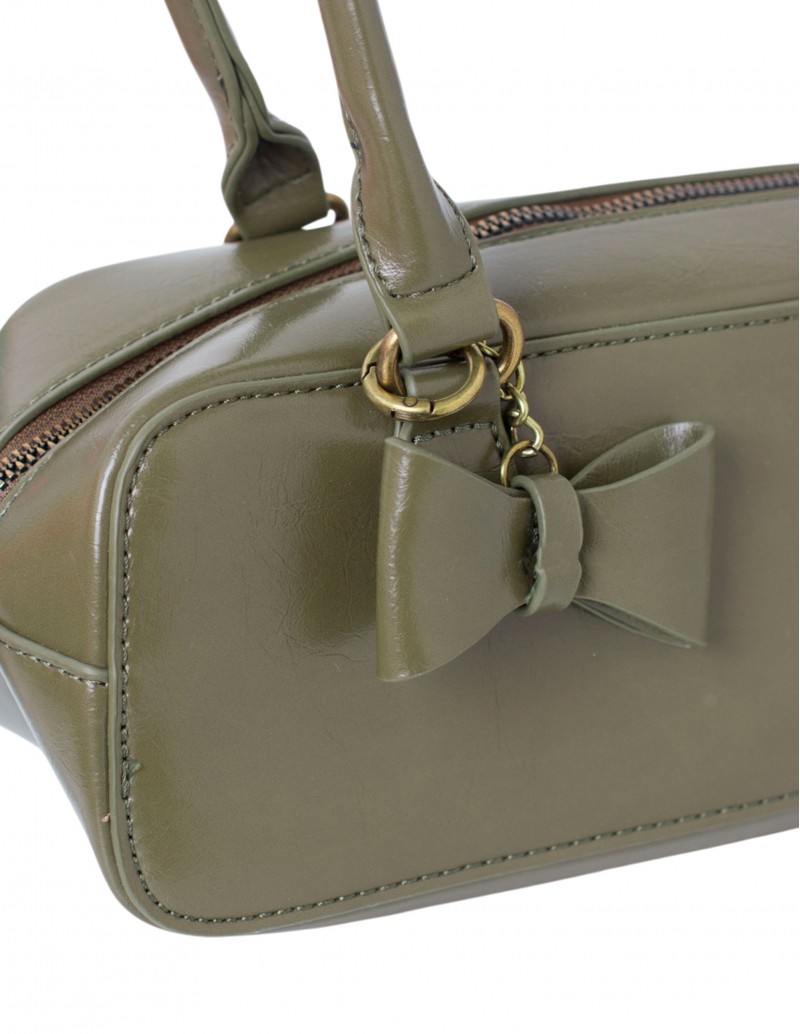 Bolso Baguette Verde Oliva Charm 2
