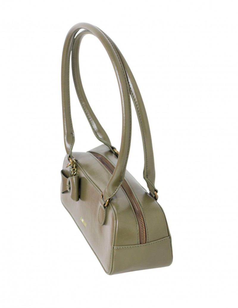 bolso baguette verde