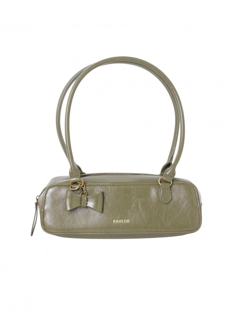 Bolso Baguette Verde Oliva Charm