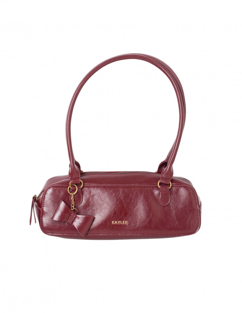 Bolso Baguette Burdeos Charm