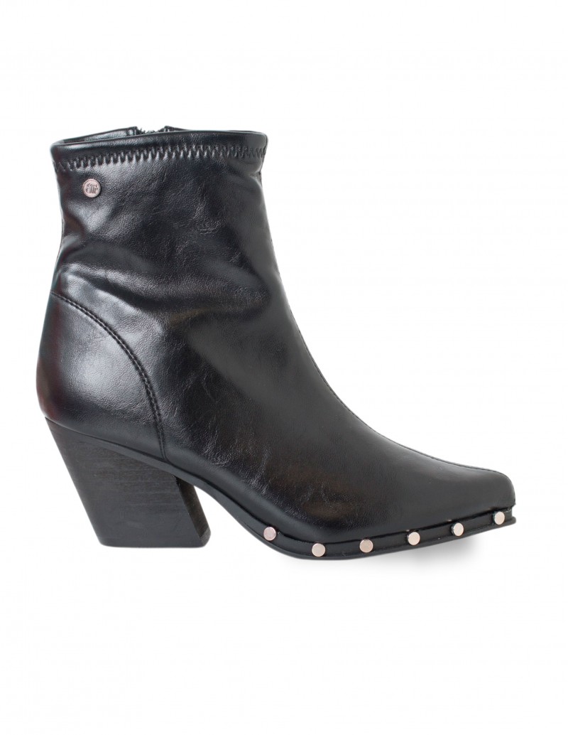 Botines Cowboy Tachuelas Negros