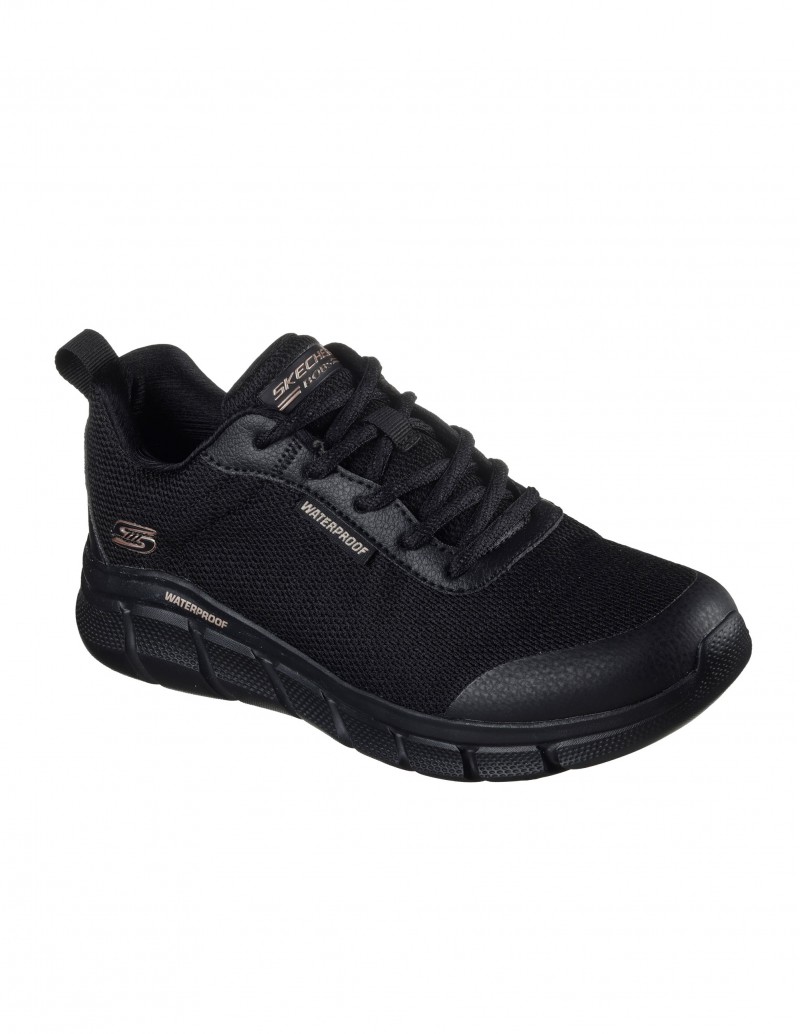 zapatillas negras impermeables skechers