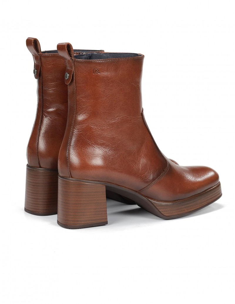 botines de tacón fluchos