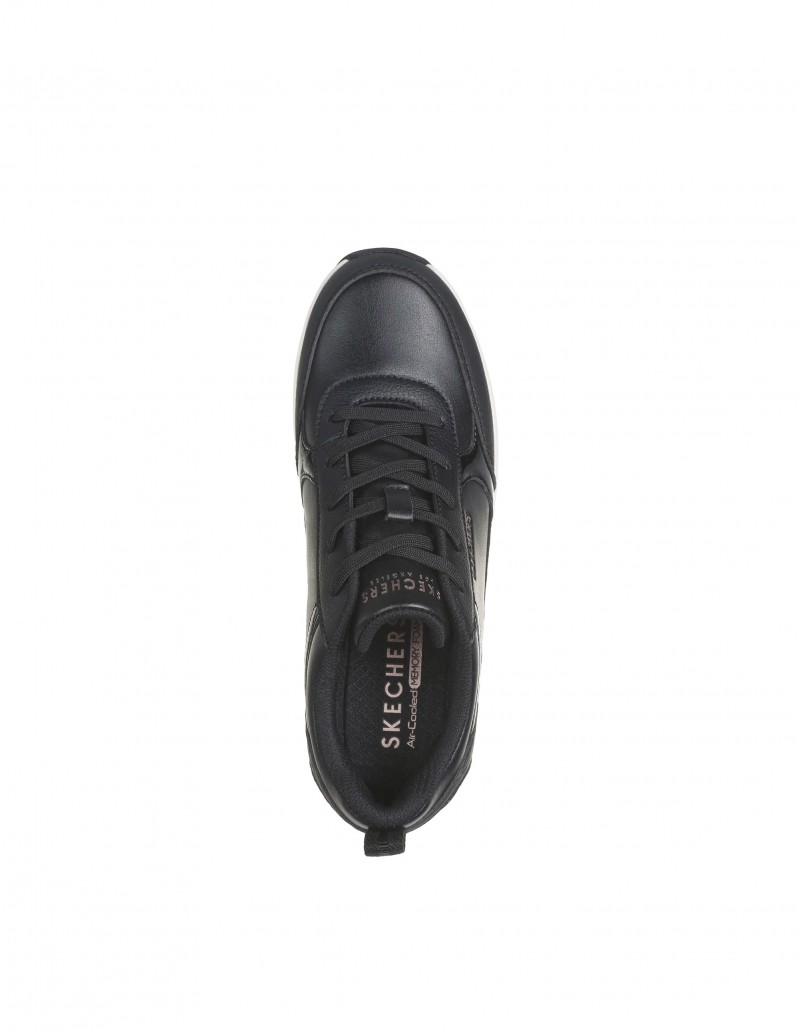 deportiva negra billion fine shine