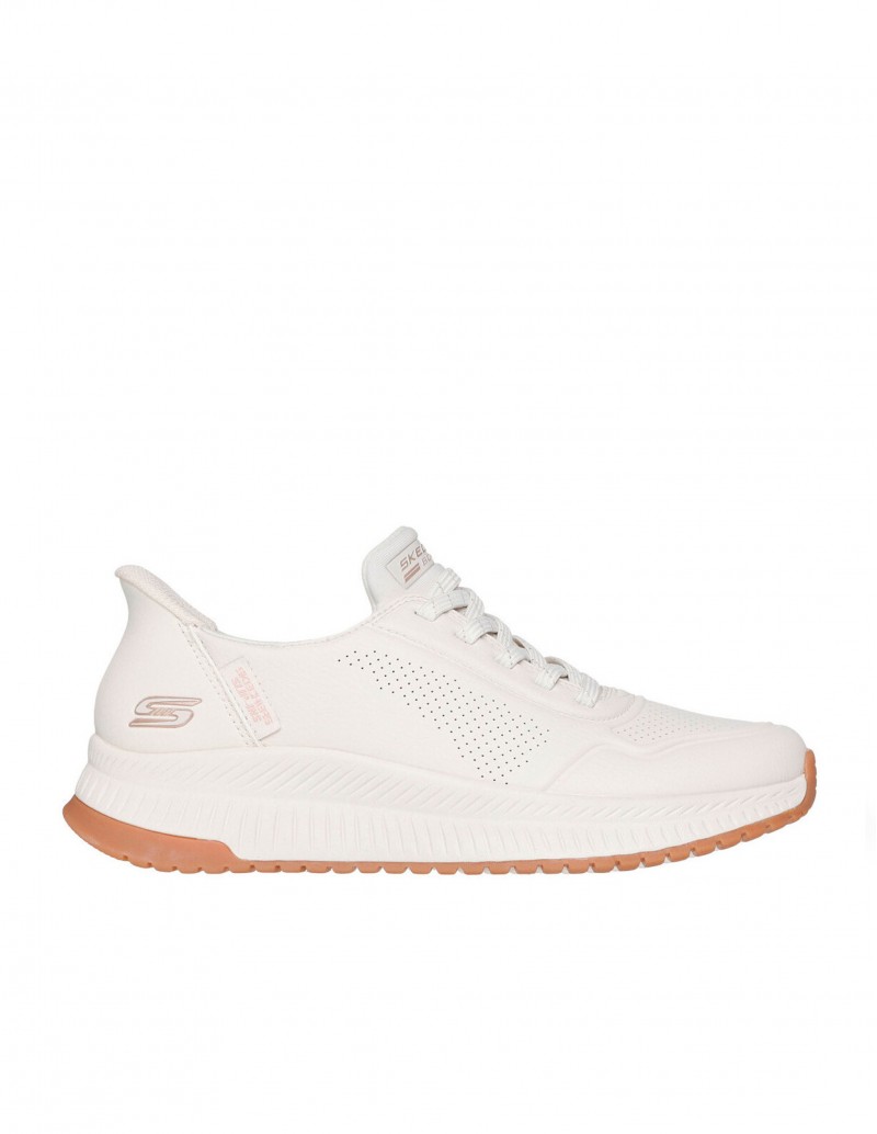 SKECHERS Zapatilla Slip-ins Bobs Squad 4 Staple Look Blanco