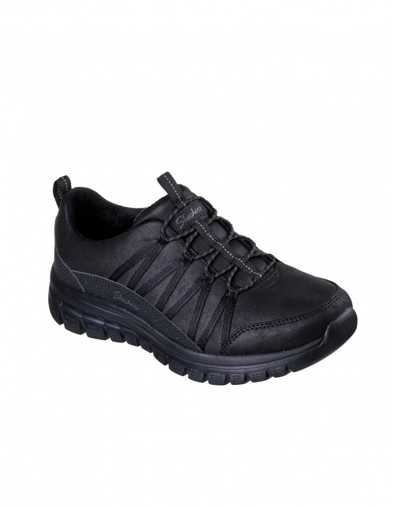 Zapatilla Graceful Cozy Hug color negro