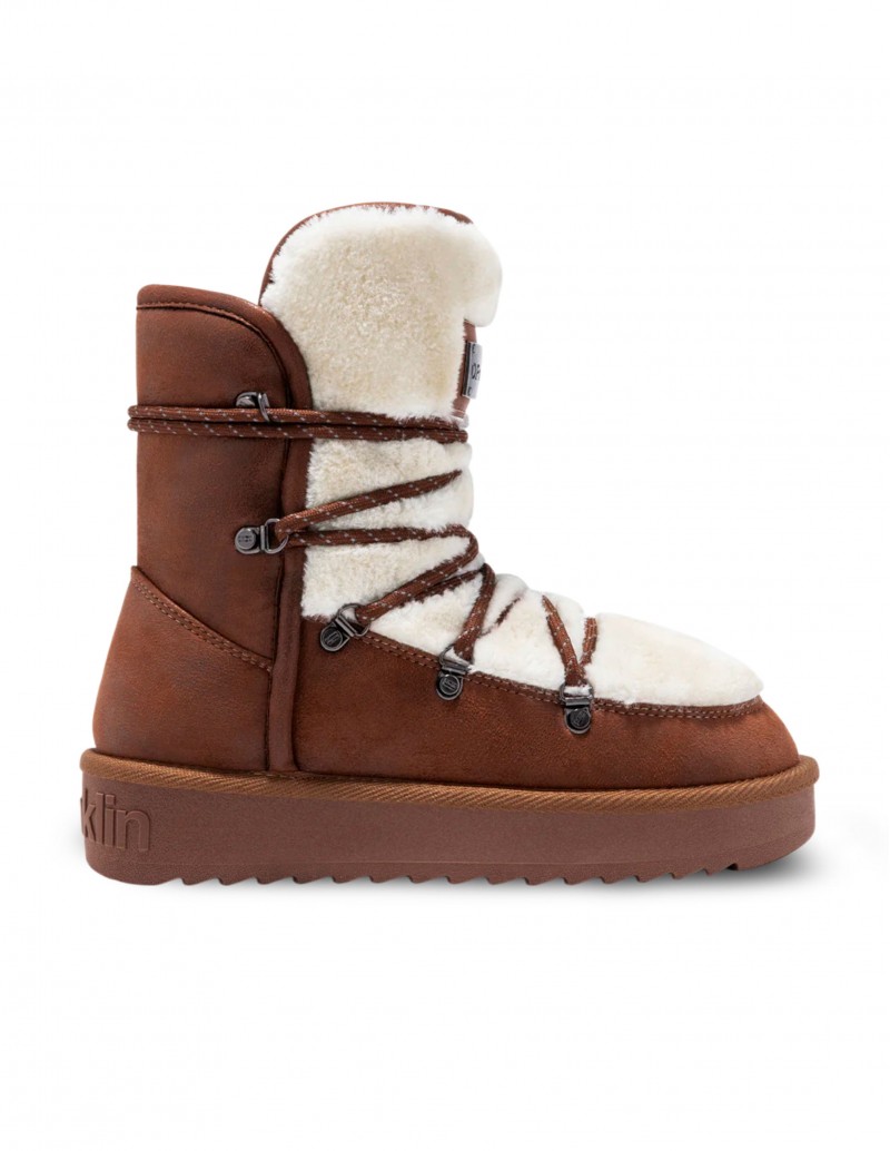 D. FRANKLIN Bota Australiana Nordic Trk Fur Marrón
