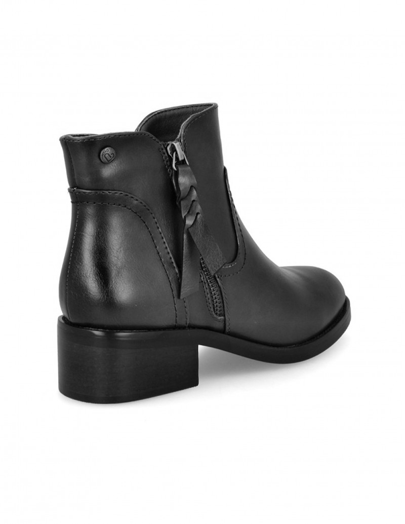 botin tacon bajo amarpies
