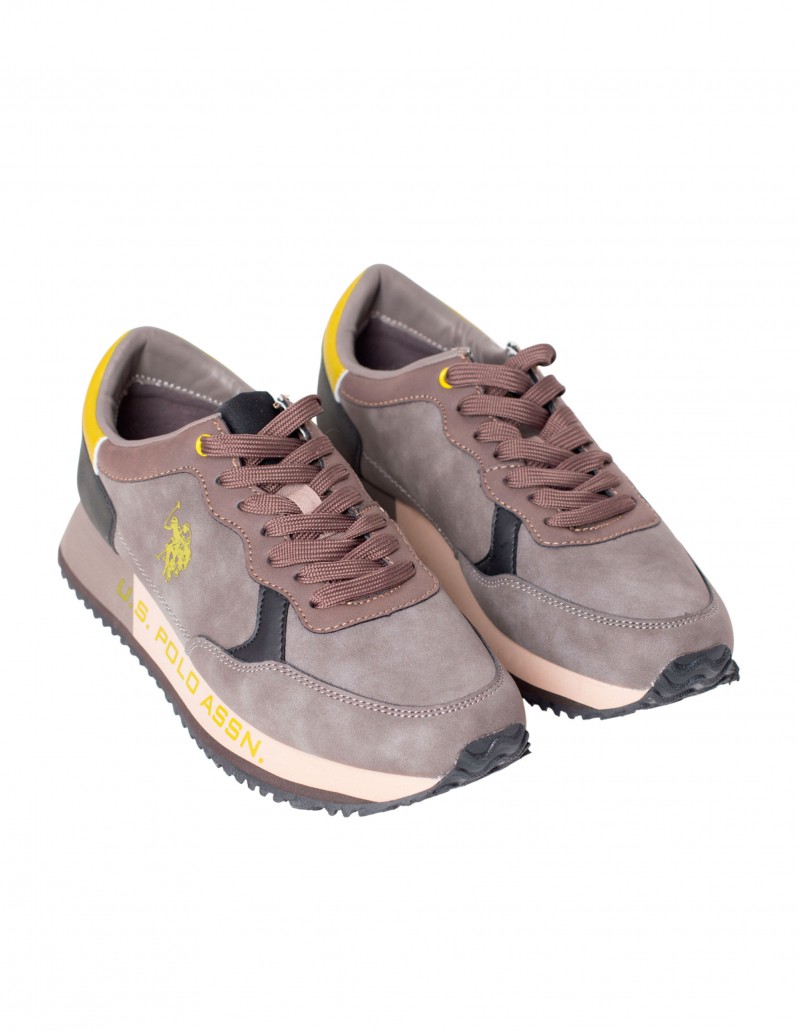 Deportivo CLEEF006E gris y amarillo