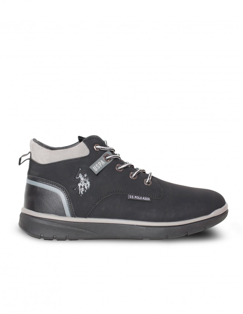 U.S. POLO ASSN. Botín Deportivo Negro