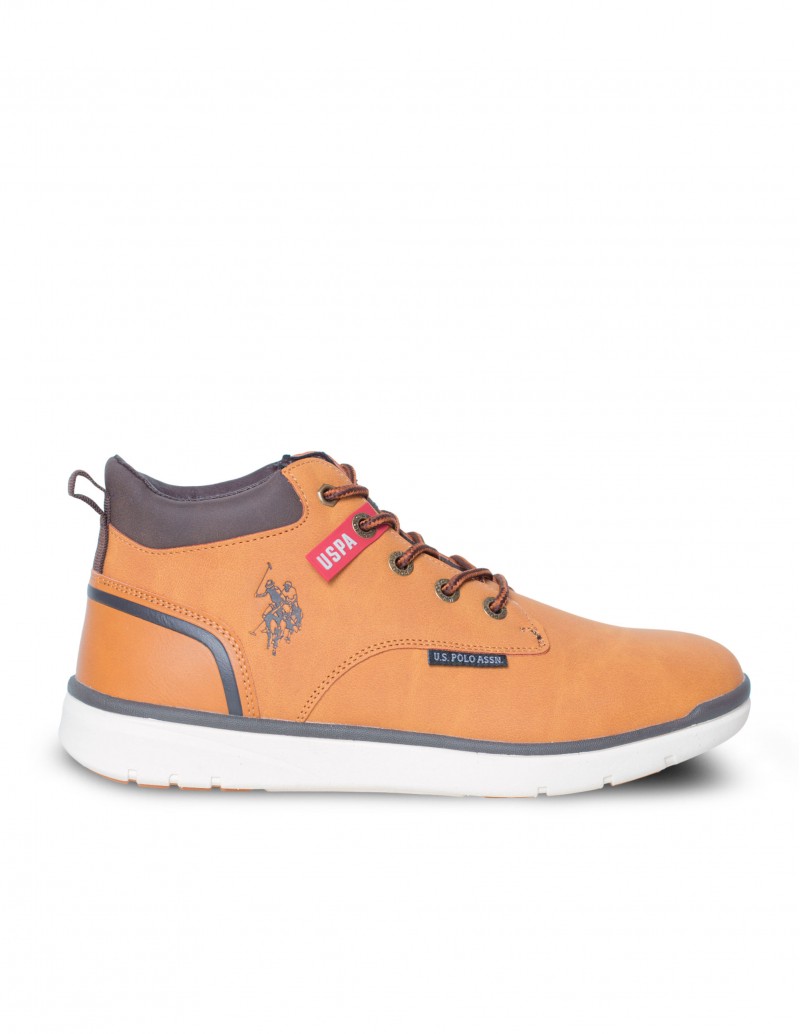 U.S. POLO ASSN. Botín Deportivo Mostaza