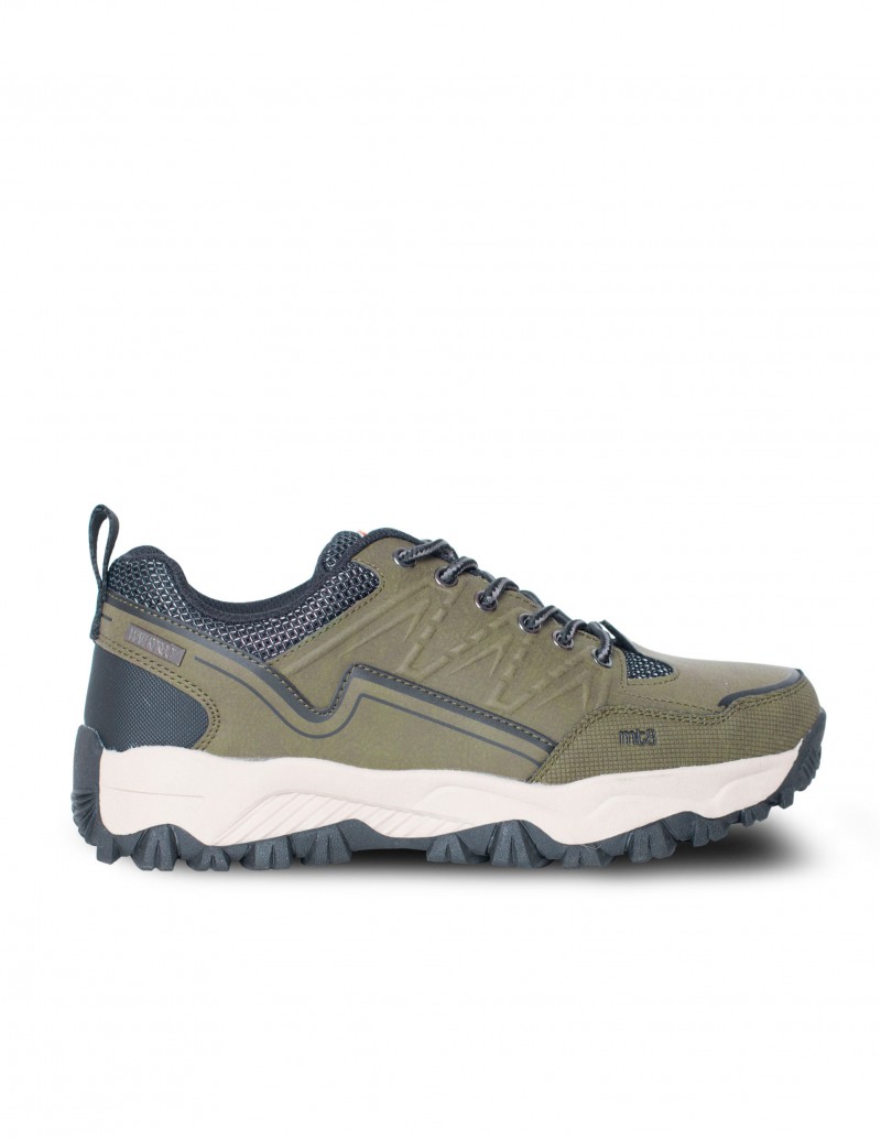 Zapatilla Deportiva de Montaña Verde Kaki