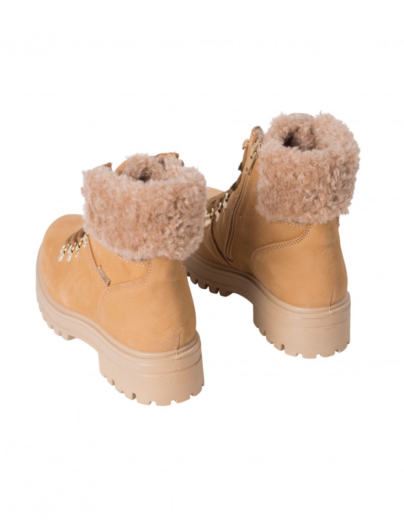 botines impermeables imac color camel