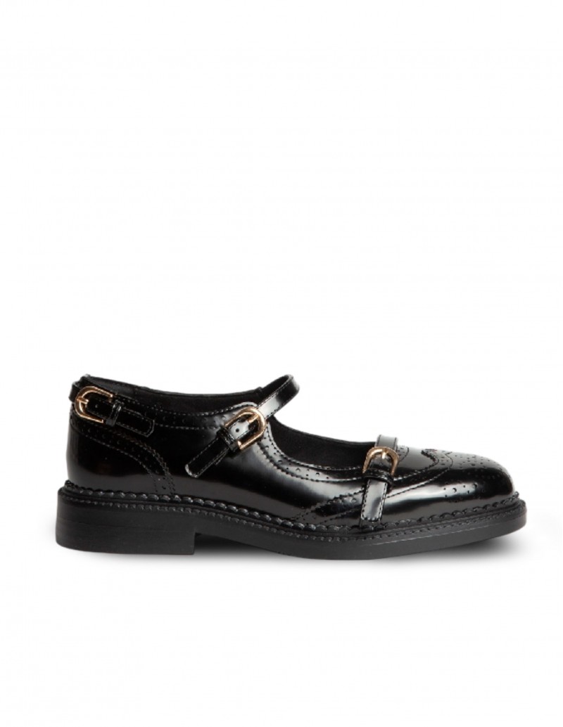 CORINA Zapato Mary Jane Cut Out Negro