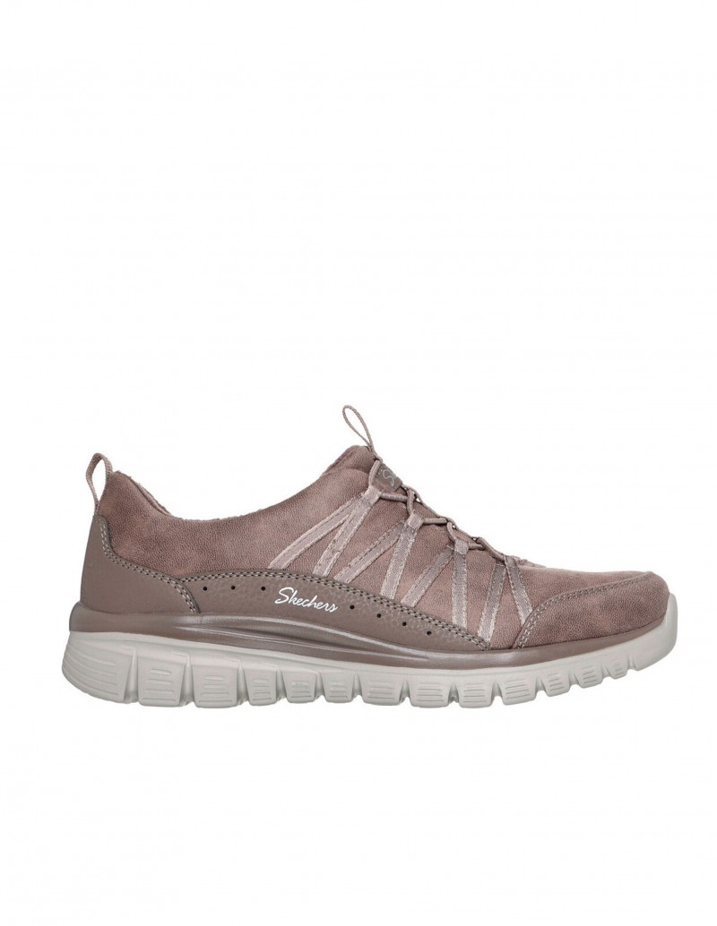 SKECHERS Deportiva Graceful - Cozy Hug Taupe