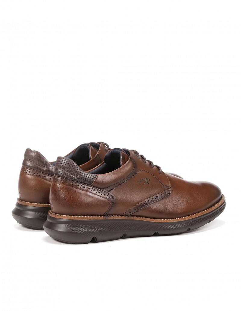 zapato marrón de piel fluchos