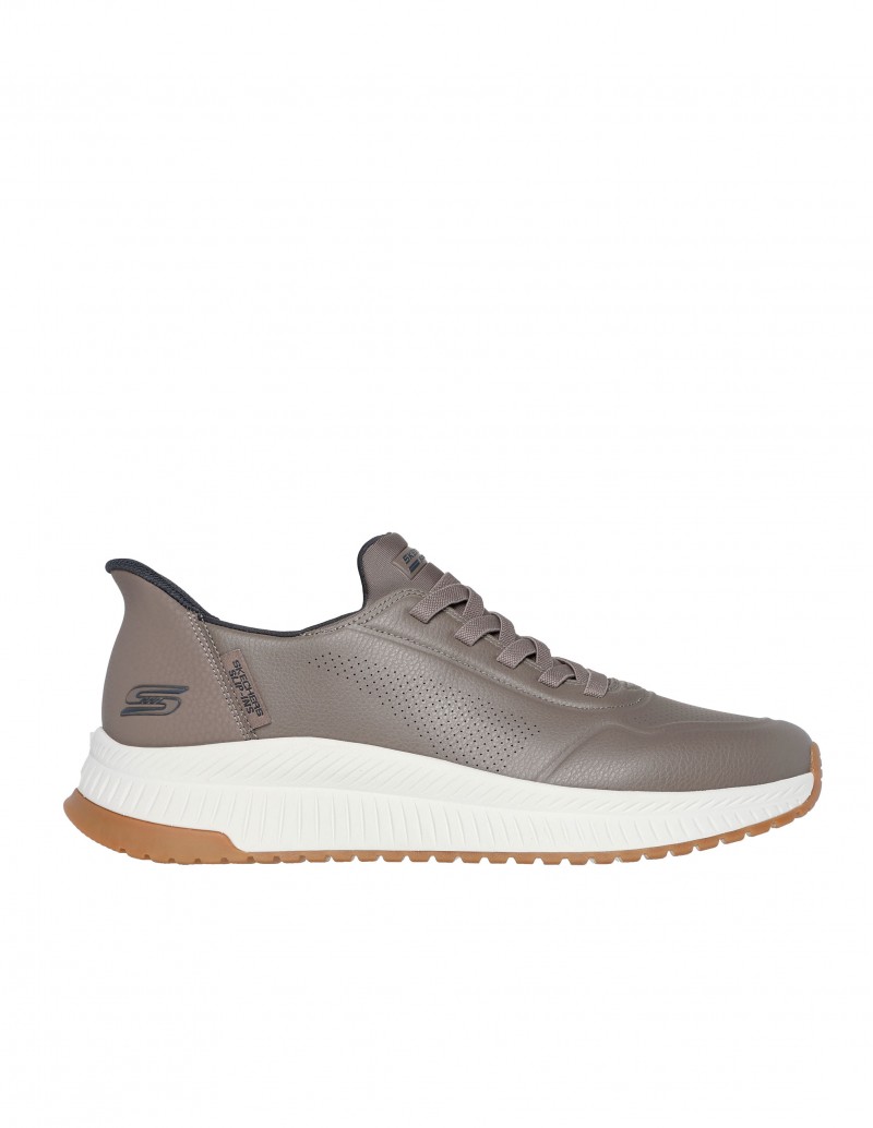 SKECHERS Deportiva Slip-ins: BOBS Sport Squad 4 - Direct Step Taupe