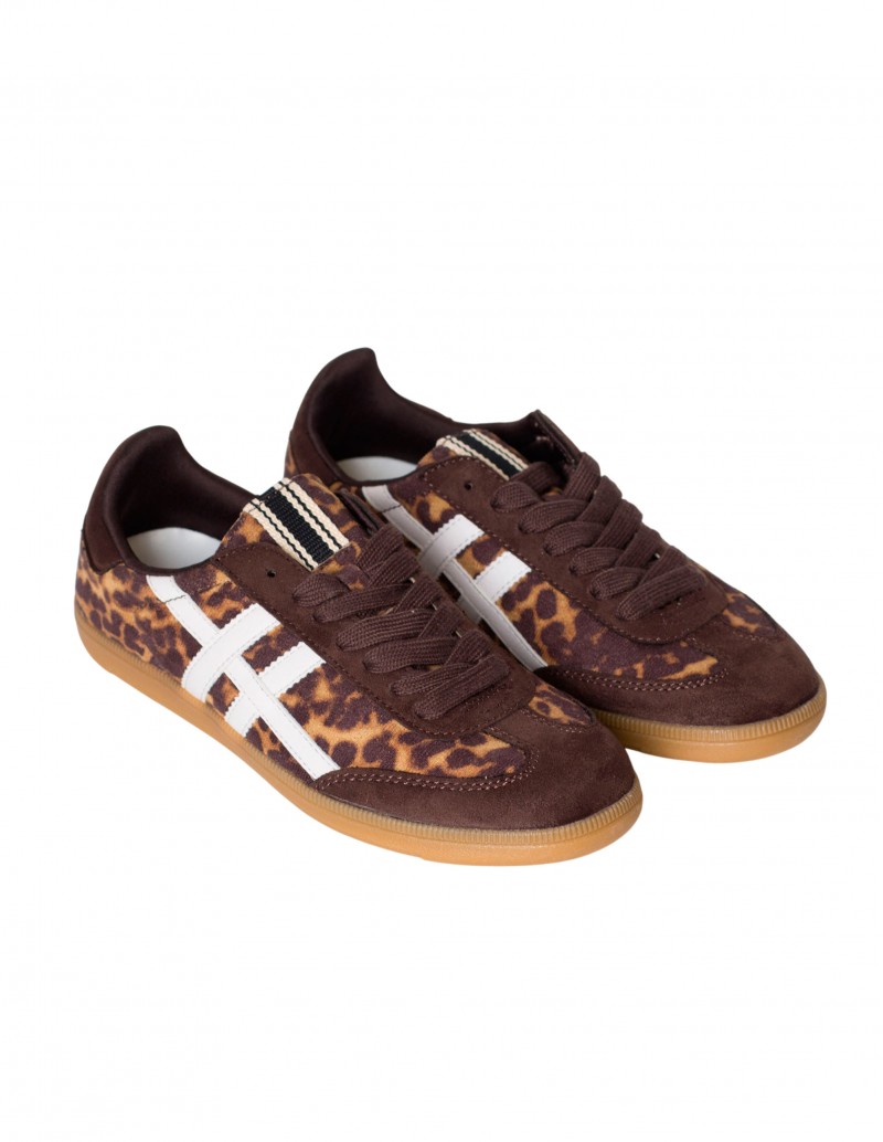 zapatillas retro leopardo
