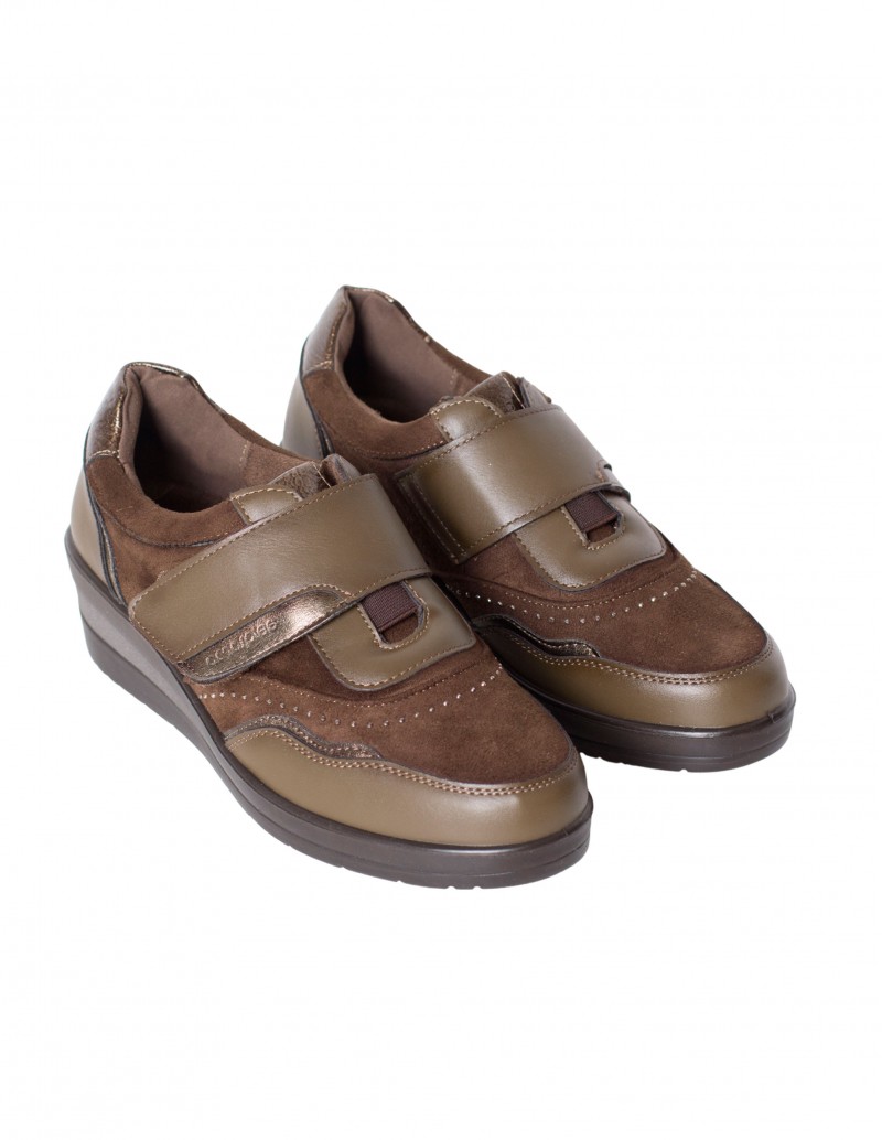 Deportiva velcro AMD29386 Bronce