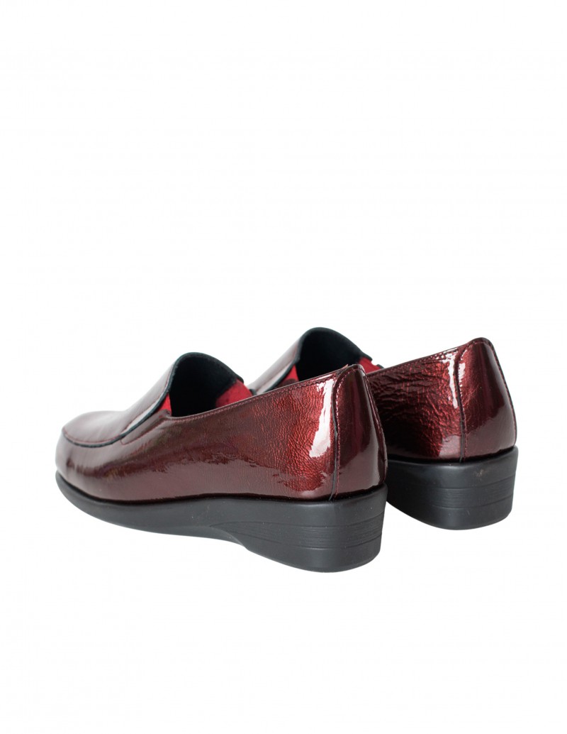 mocasines charol de mujer