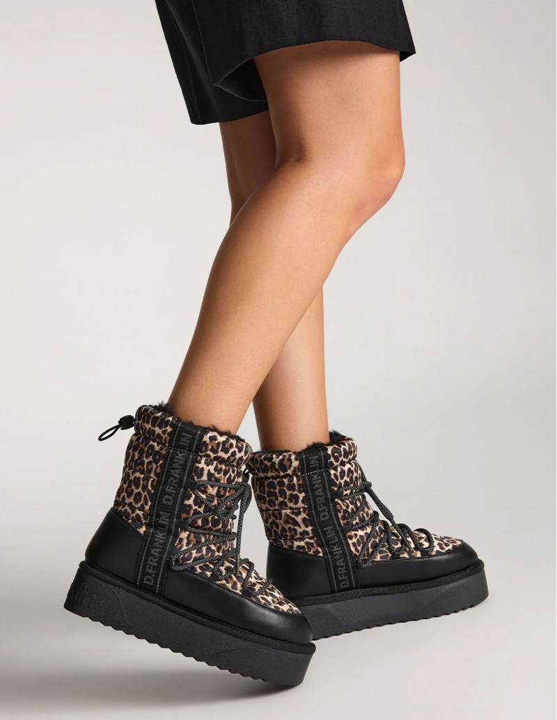 look botas australianas leopardo
