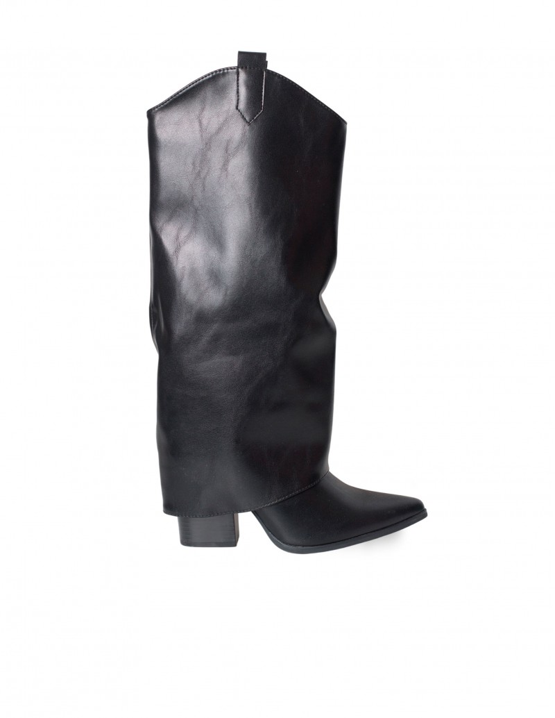 Bota Polaina Alta Negro