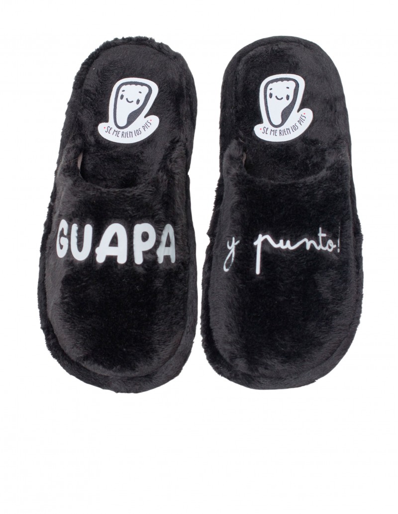 SE ME RÍEN LOS PIES Zapatilla Casa Guapa y Punto Negro