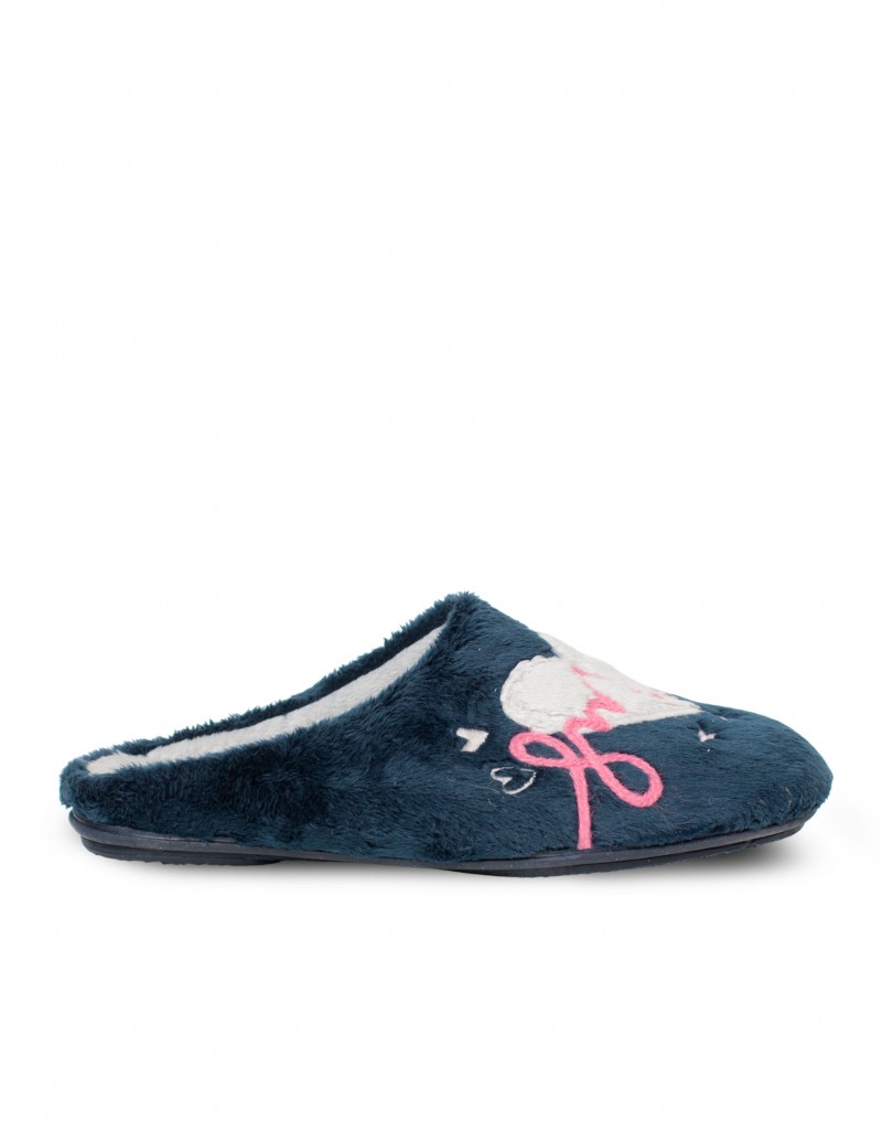 VULLADI Zapatilla Casa Abierta Smile Azul Marino 2