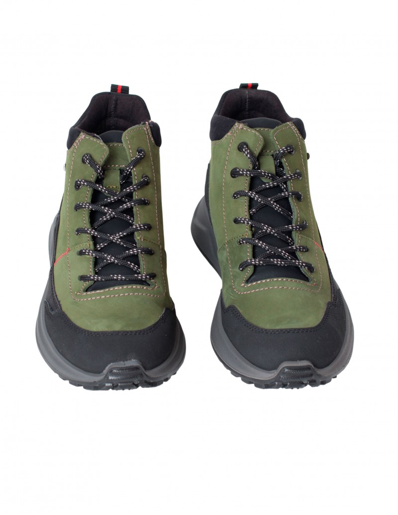 botines impermeables verde caqui