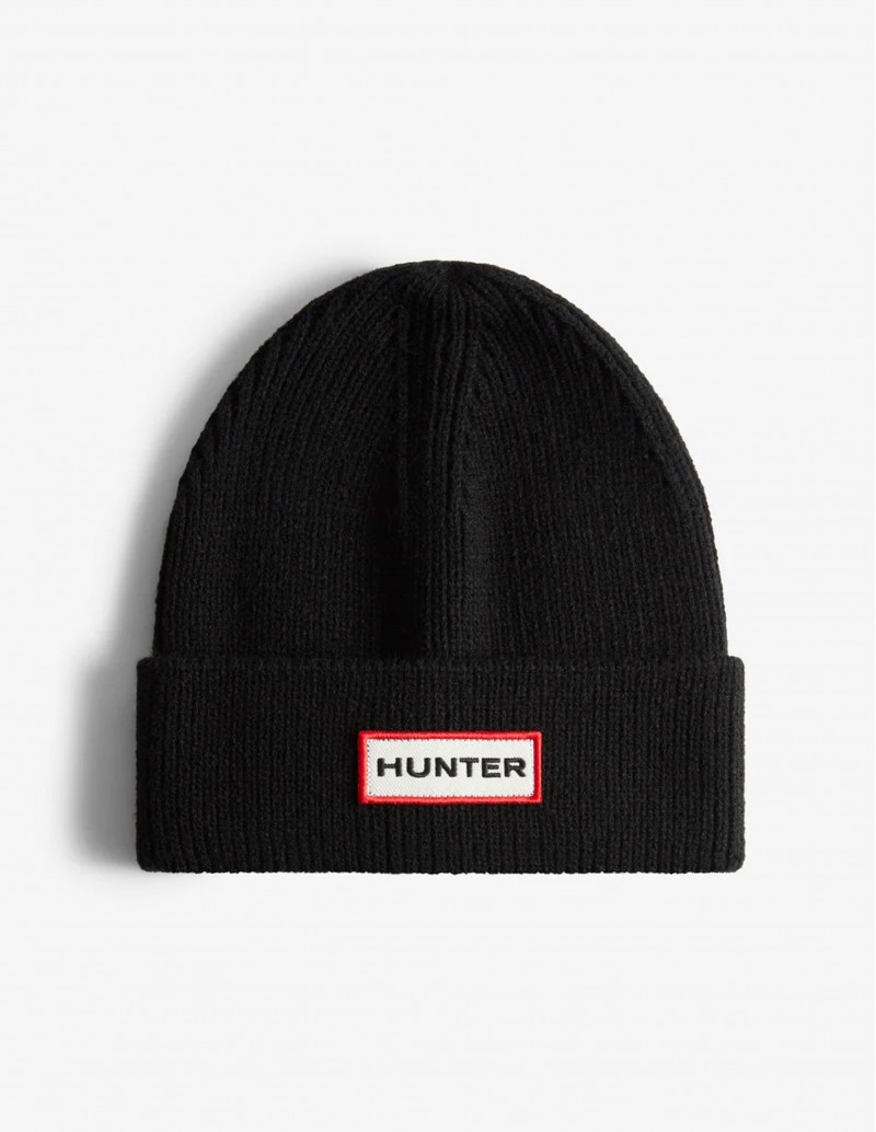 beanie hunter negro de canalé