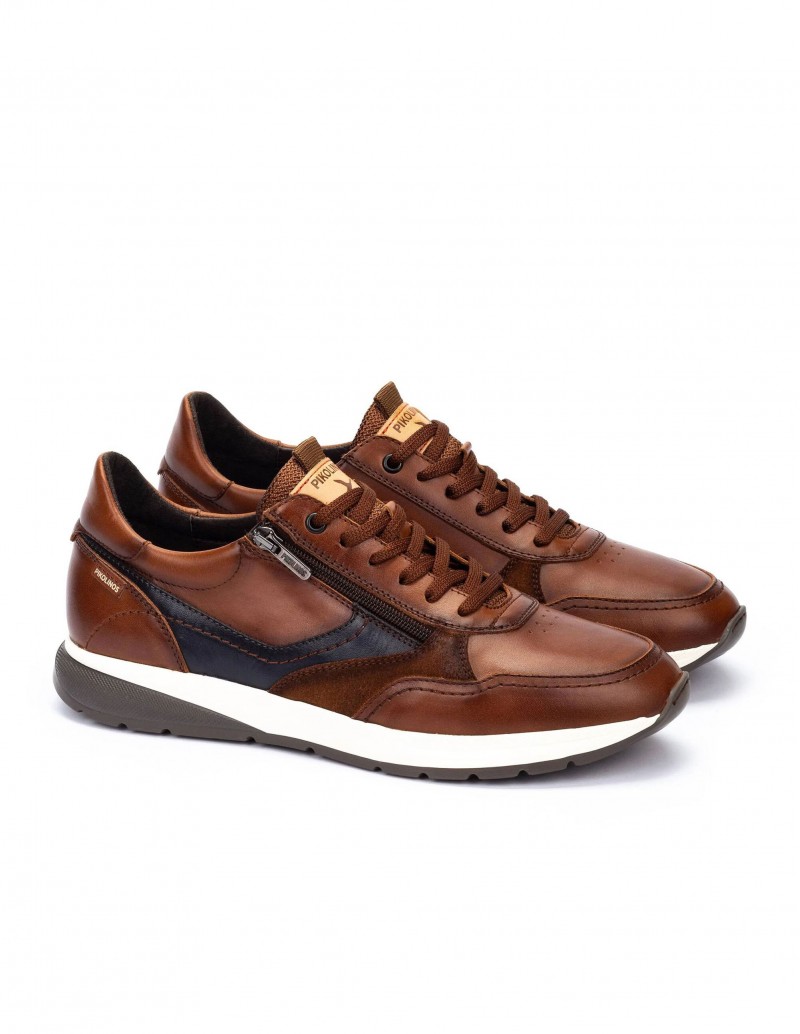 Zapatilla Getafe M2B-6398C1 Marrón Cuero - Pikolinos