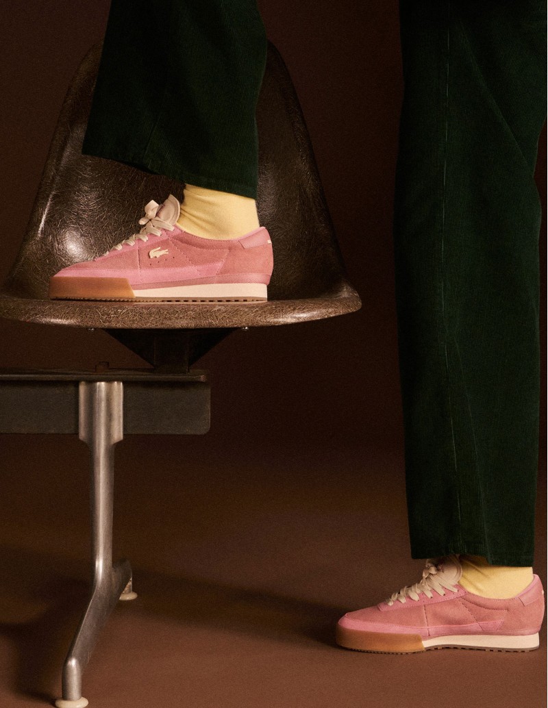 look zapatilla aura lacoste rosa