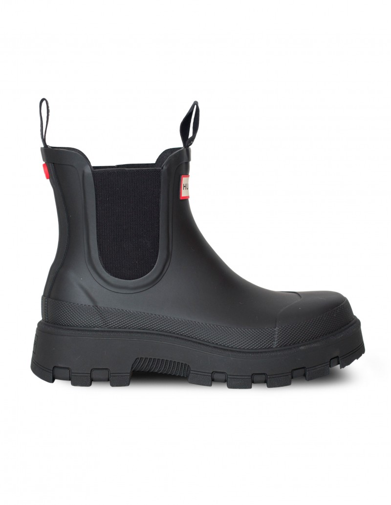 HUNTER Bota Elements Elastic Chelsea Negra