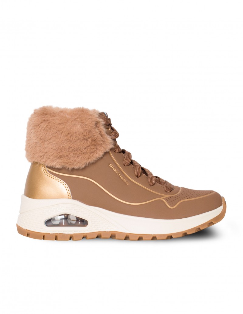 SKECHERS Botas Uno Rugged - Fall Shimmer Marrones