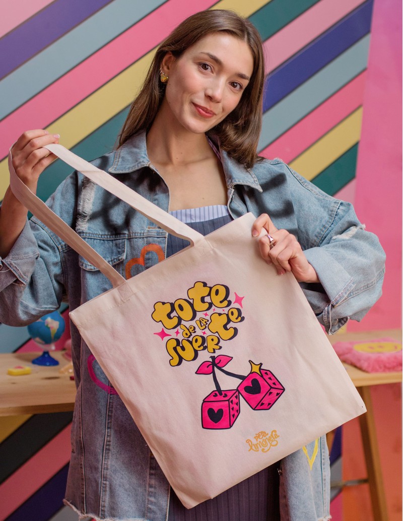 tote bag algodón suerte