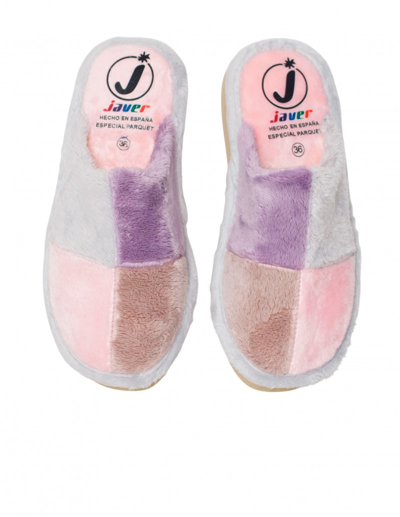 zapatillas de casa multicolores para parquet