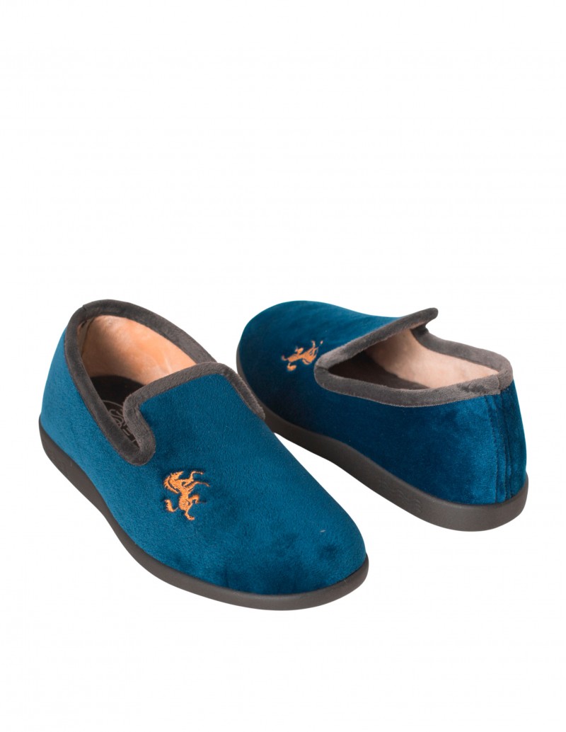 Zapatillas de Casa para Hombre con Detalle Bordado