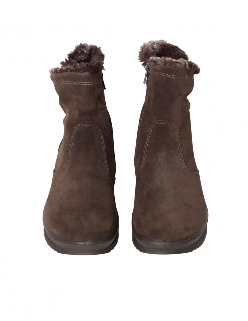 botines de mujer con forro de pelo
