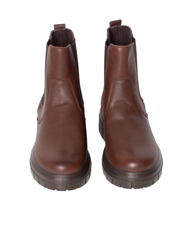 botines marrones impermeables