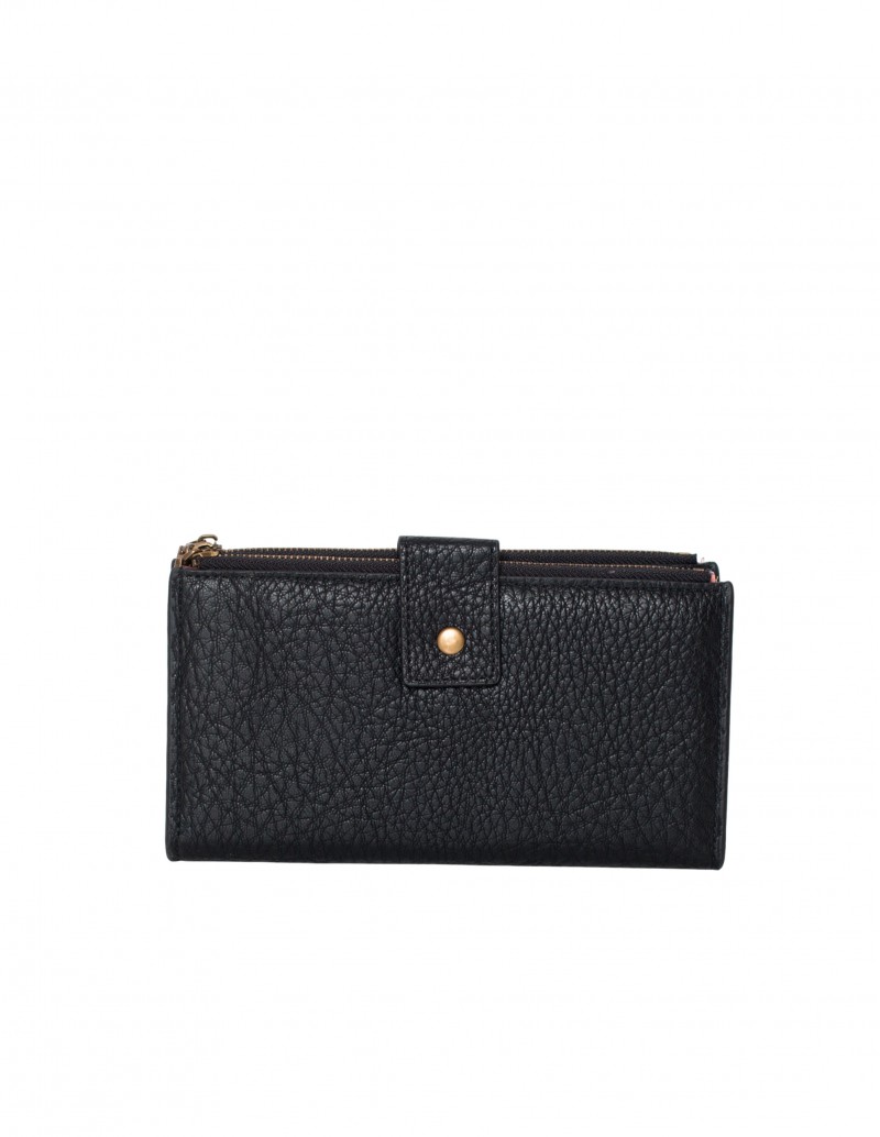 Cartera Billetera Grande Negra