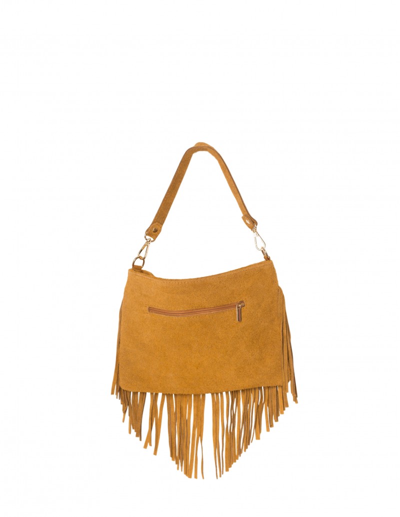 bolso de piel color cuero