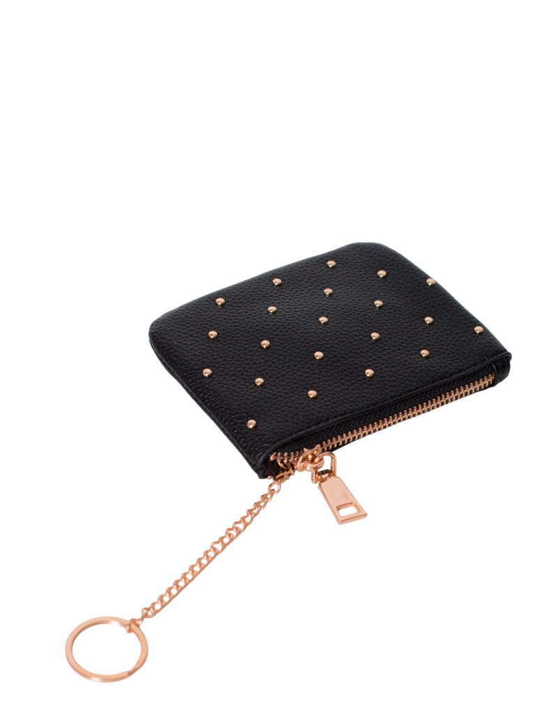 Monedero Tachuelas Negro 2