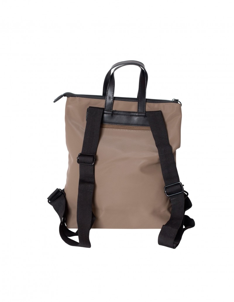 Mochila Lisa Beige Bolsillo 2